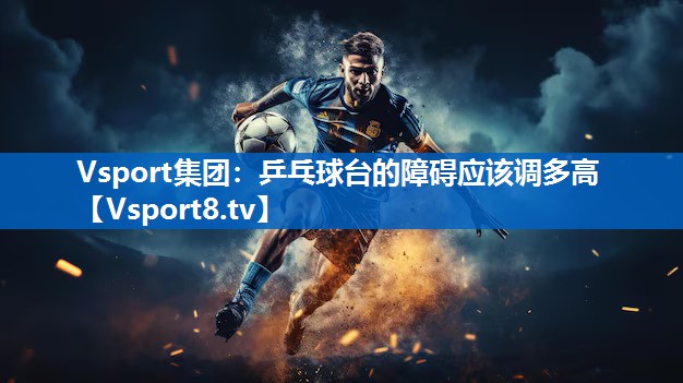 乒乓球台的障碍应该调多高